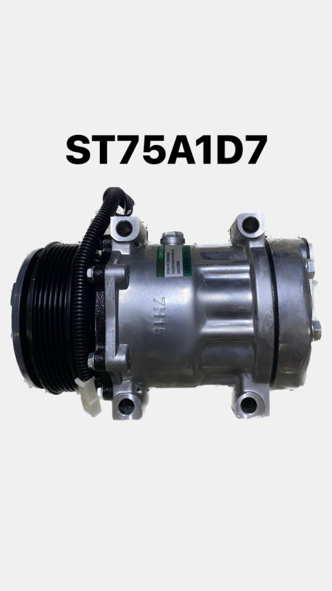 ST75A1D7 NEW HOLLAND 7H15 6PK 12V ALTTAN ÇIKIŞ BLOK SAPLAMALI KOMPRESÖR