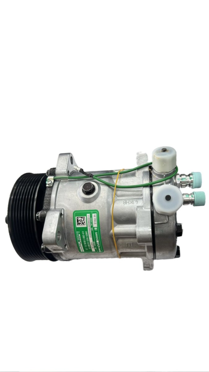 1027J5 7H15 GC46 19D629 AB FORD CARGO 24V 8PK ÜSTTEN ÇIKIŞ İNCE KALIN (SANDEN) KLİMA KOMPRESÖRÜ