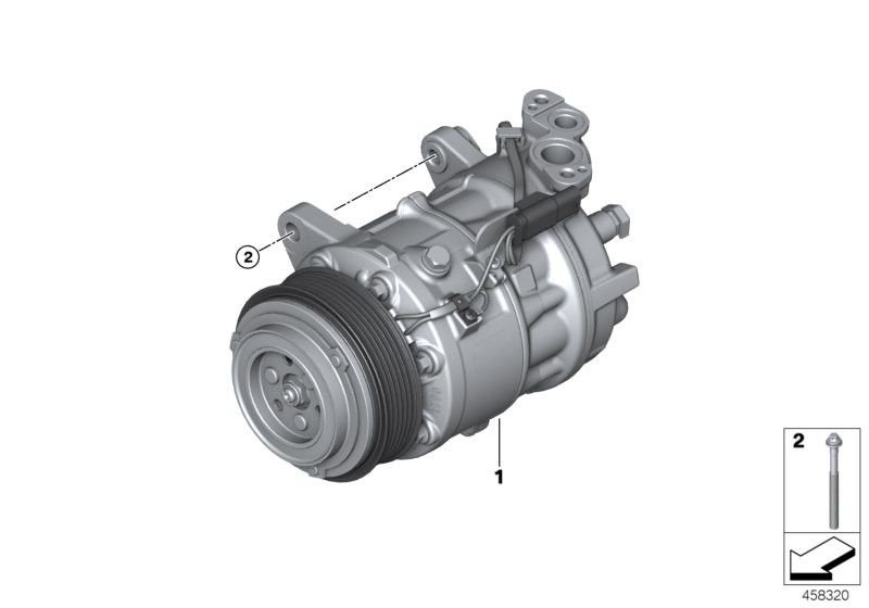 ST693896 BMW 520D X DRİVE 6PK 12V KOMPRESÖR 12941310